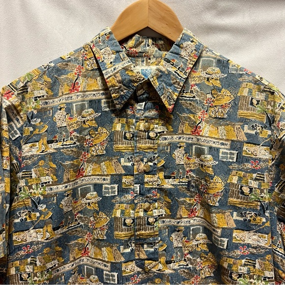 Kahala Vintage Men’s Printed Hawaiian Aloha Shirt. Made in Hawaii - Picture 3 of 8